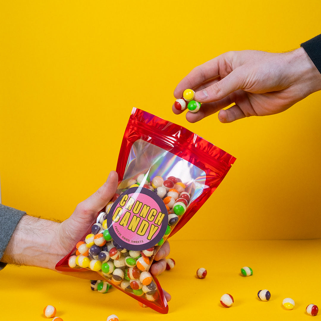 Skittle Popcorn Crunch Candy